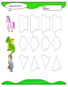 Çizgi Çalışma Sayfaları